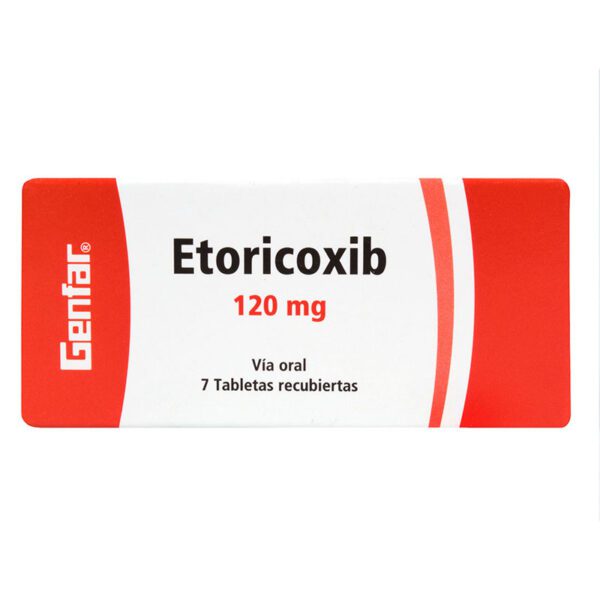 Etoricoxib 120 Mg 7 Tabletas Gf