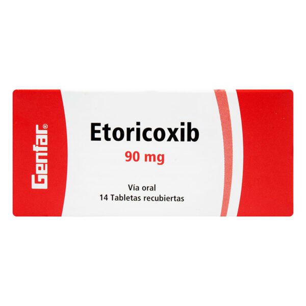 Etoricoxib 90 Mg 14 Tabletas Gf