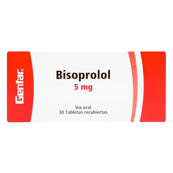 Bisoprolol 5 Mg 30 Tabletas Gf(M)17484 - Imagen 2