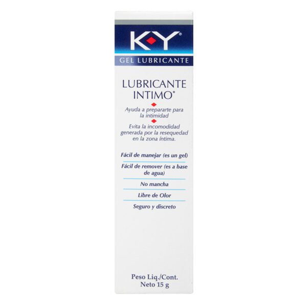 Lubricante Intimo K-Y Gel 15 Gr - Imagen 2