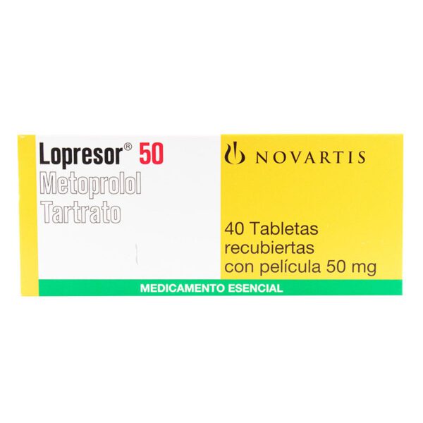 Lopresor 50 Mg 40 Grageas (M)16240 - Imagen 2