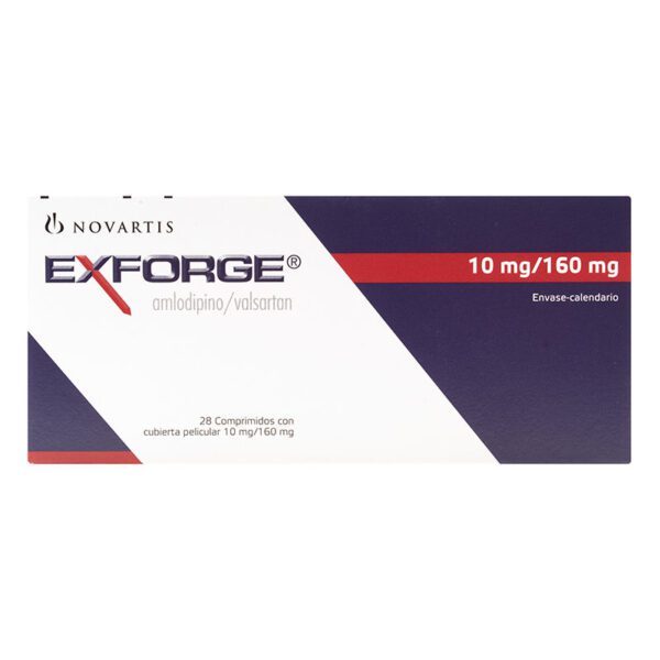 Exforge 10 Mg/160 Mg 28 Tabletas (3%+)(Pae) - Imagen 2