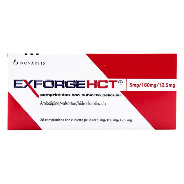 Exforge Hct 5/160/12.5Mg.28 Comprimidos (3%+(Pae) - Imagen 2