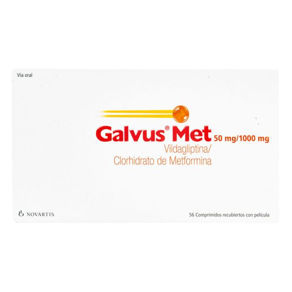 Galvus Met 50/1000 Mg 56 Comprimidos (A)(Pae) - Imagen 2