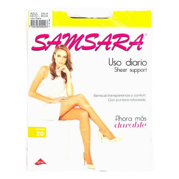 Medias Samsara Sheer Support M Azul - Imagen 2