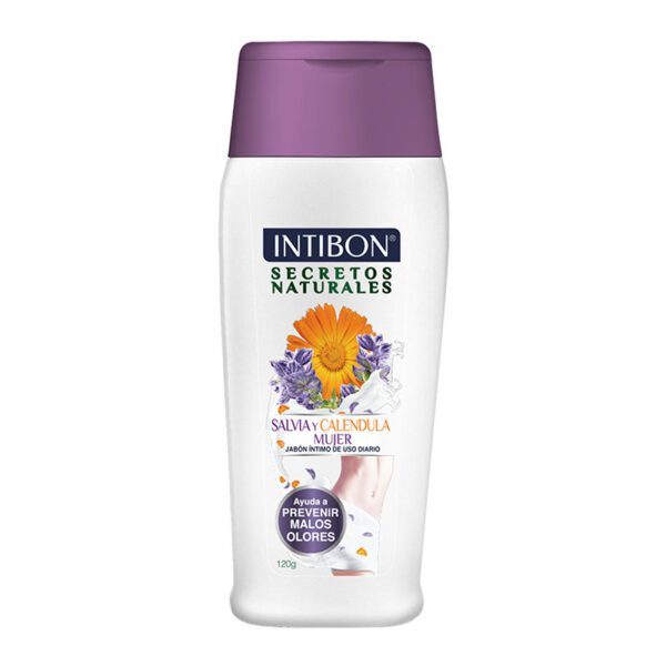 Jabón Íntimo Intibon Salvia Y Caléndula 120 Ml - Imagen 2