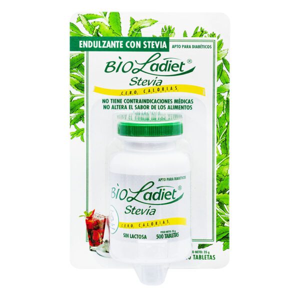 Stevia Bioladiet 500 Tabletas La - Imagen 2
