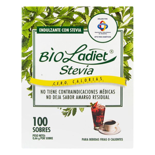 Stevia Bioladiet 100 Sobres La - Imagen 2