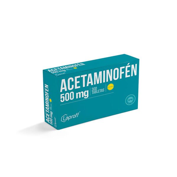 Acetaminofen 500 Mg 300 Tabletas Lp (Rf)