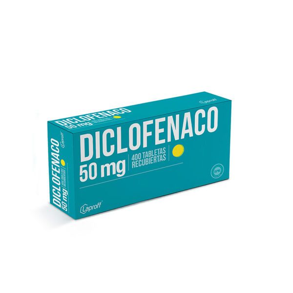 Diclofenaco 50 Mg 400 Tabletas Lp - Imagen 2