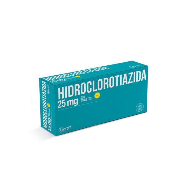 Hidroclorotiazida 25 Mg 400 Tabletas Lp - Imagen 2