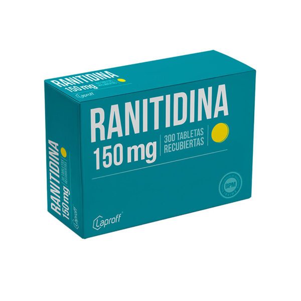 Ranitidina 150 Mg 300 Tabletas Lp