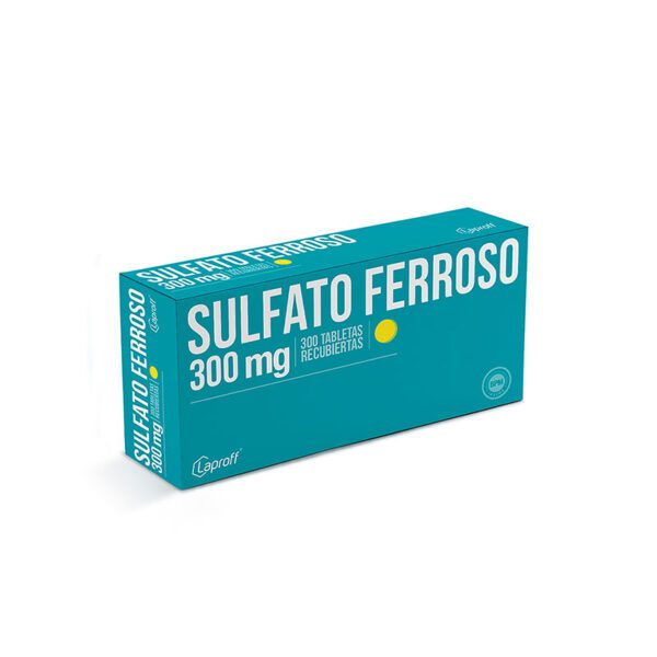 Sulfato Ferroso 300 Mg 300 Tabletas Lp