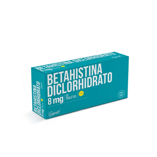 Betahistina 8 Mg 20 Tabletas Lp