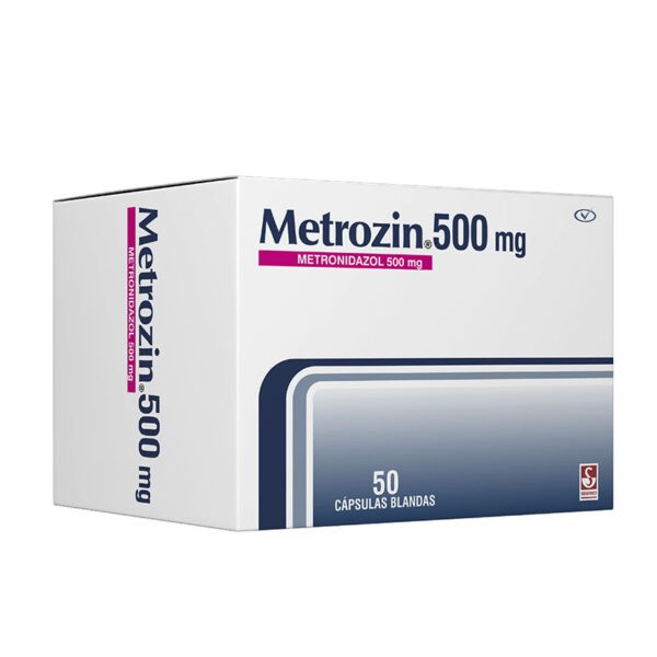 Metrozin 500 Mg 50 Cápsulas (Pae)