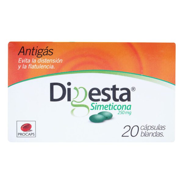 Digesta 250 Mg 20 Tbs