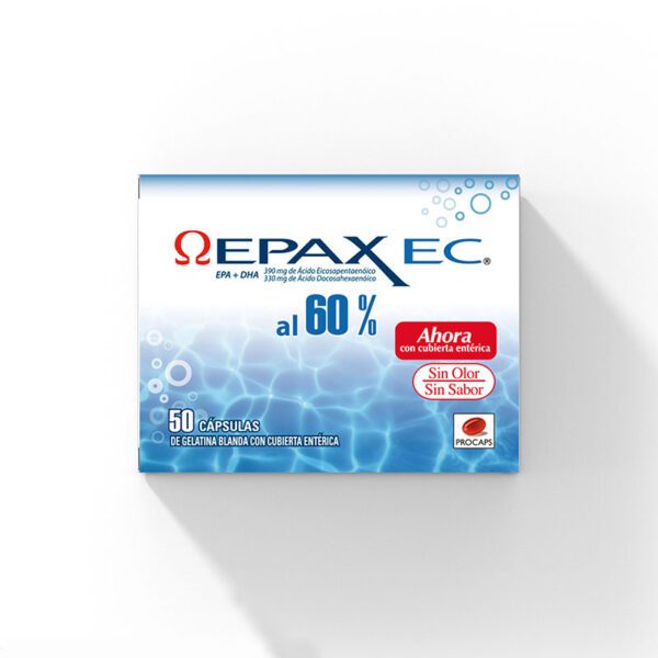 Epax 720 Mg Ec 50 Cápsulas (Pae)