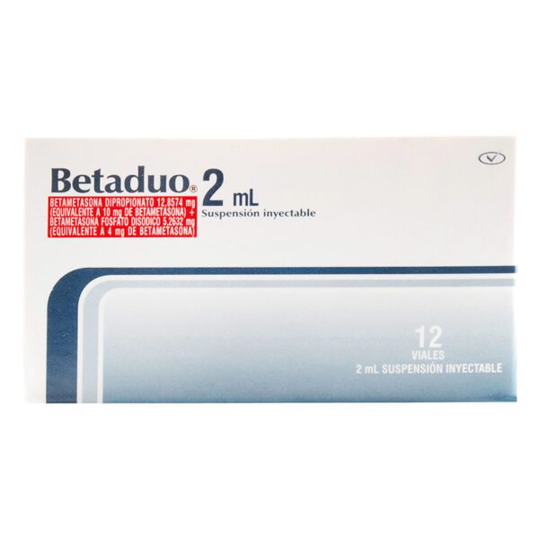 Betaduo Vial 2 Ml 12 Unidades (A)(3%+)(Pae) - Imagen 2