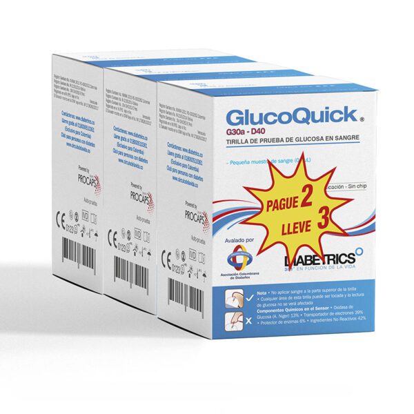 Tiras Rea.Glucoquick 50 Pg 2 Ll3(A)(3%+) - Imagen 2