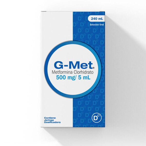 G Met 500 Mg Solución Oral X 240 Ml