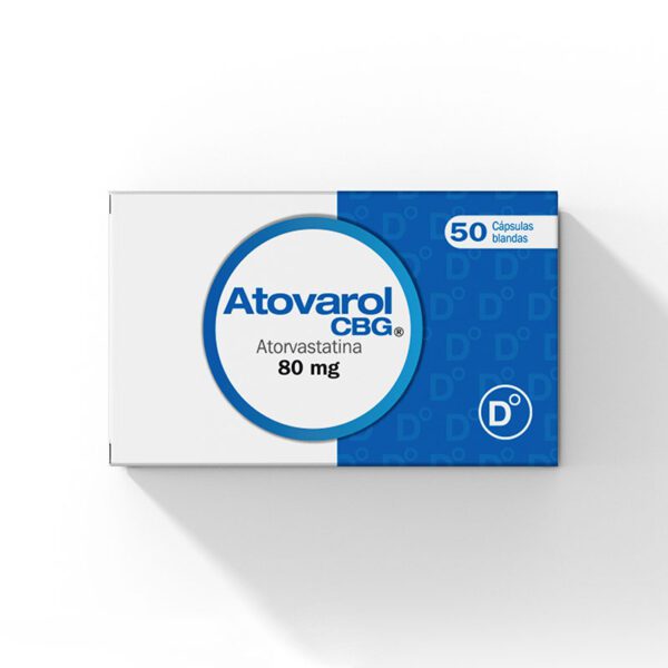 Atovarol Bcg 80 Mg 50 Cápsulas