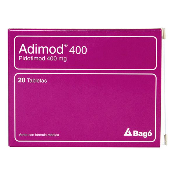 Adimod 400 Mg 20 Tabletas (A) - Imagen 2