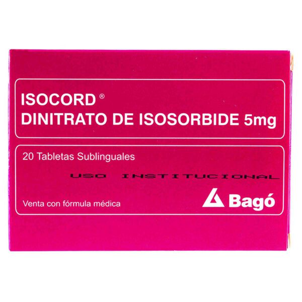 Isocord Subling 5 Mg 20 Tabletas - Imagen 2