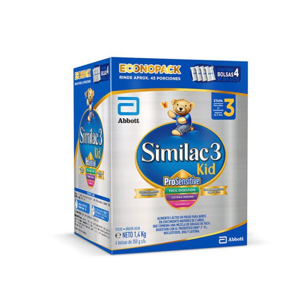 Similac 3 Kid Prosensiti.Cj 1400 Gr(Pae) - Imagen 2