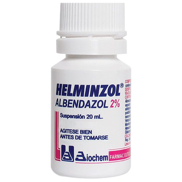 Helminzol Jarabe 20 Ml - Imagen 2