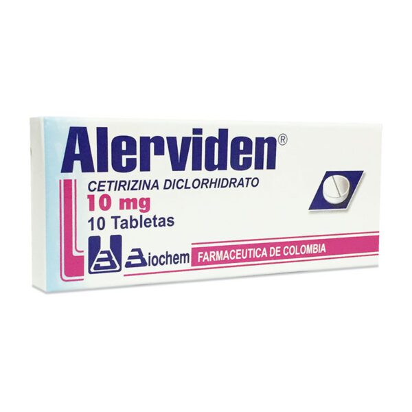 Alerviden 10 Mg 10 Tabletas - Imagen 2