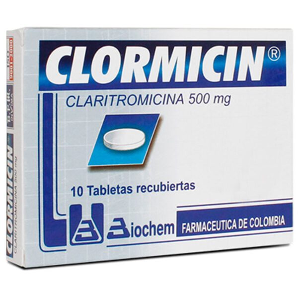 Clormicin 500 Mg 10 Tabletas - Imagen 2