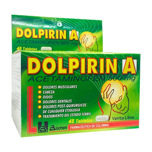 Dolpirin A 500 Mg 48 Tbs - Imagen 2