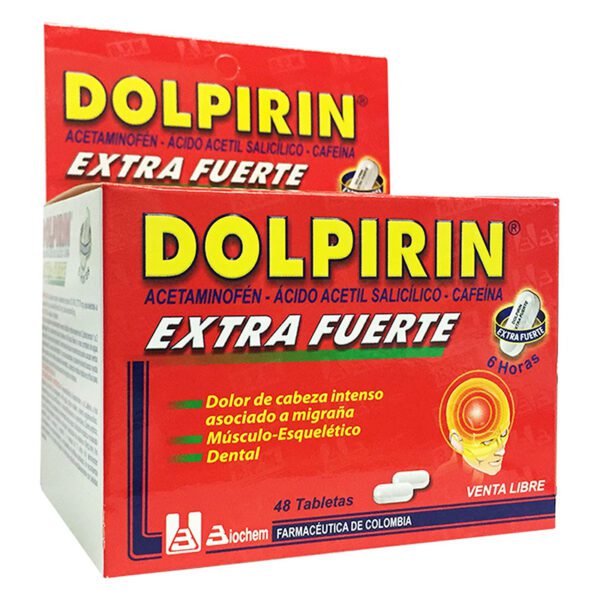 Dolpirin Extra Fuerte 48 Tbs - Imagen 2