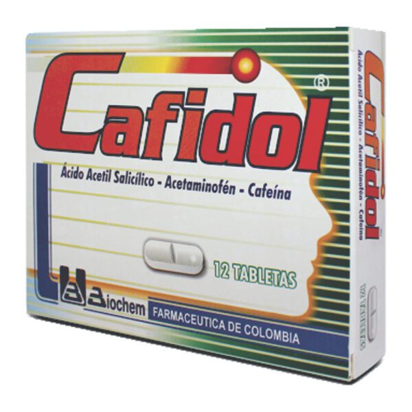 Cafidol 12 Tabletas - Imagen 2