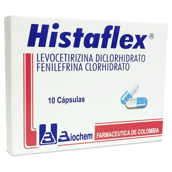 Histaflex 15 Mg 10 Cápsulas