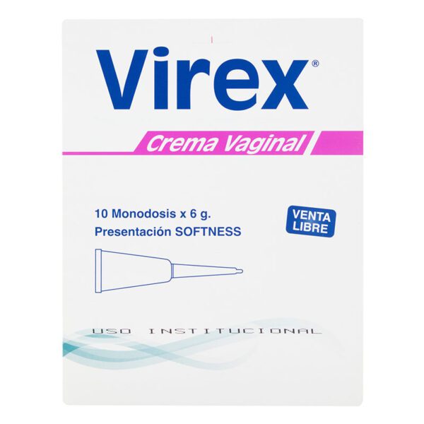 Virex Crema Vaginal 6 Grs 10 Tubos (A) - Imagen 2