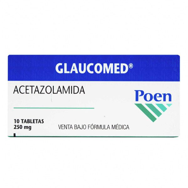 Glaucomed 250 Mg 10 Tabletas