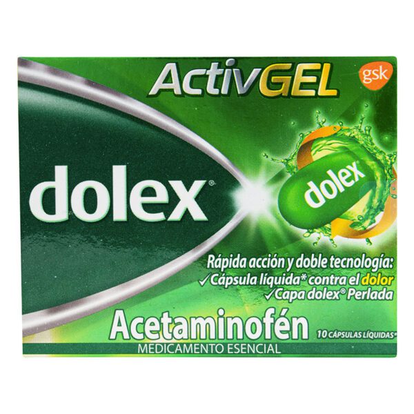 Dolex Activegel 10 Capsulas Liquidas - Imagen 2