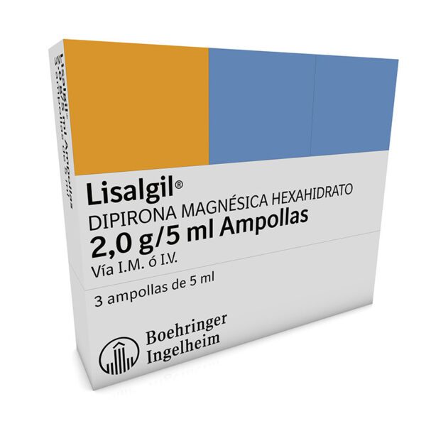 Lisalgil 5 Ml 3 Ampollas - Imagen 2