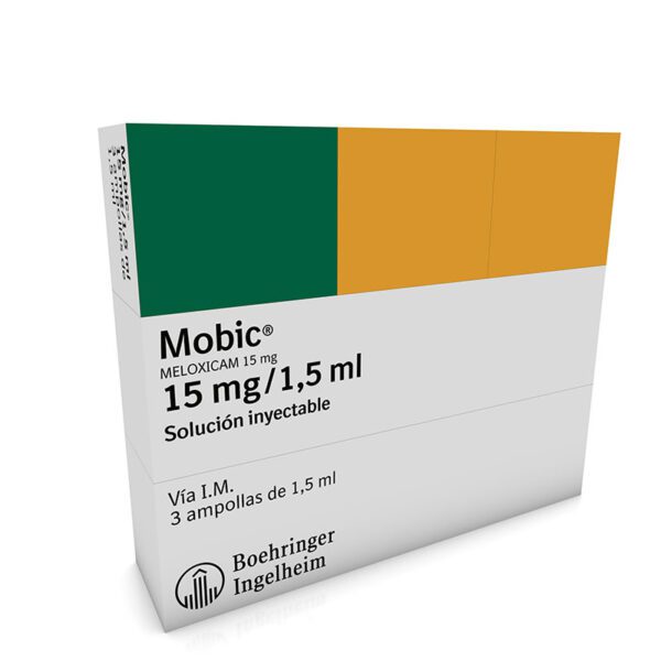 Mobic 15 Mg 1.5 Ml 3 Ampollas