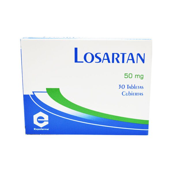 Losartán 50 Mg 30 Tabletas Ex