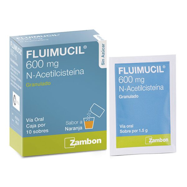 Fluimucil 600 Mg 10 Sobres