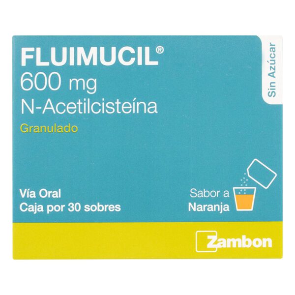 Fluimucil 600 Mg 30 Sobres - Imagen 2