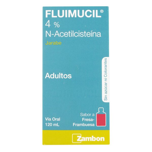 Fluimucil Jarabe 4% 120 Ml - Imagen 2