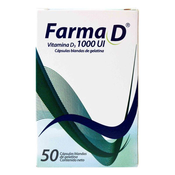 Farma D Vitamina D 50 Cápsulas - Imagen 2