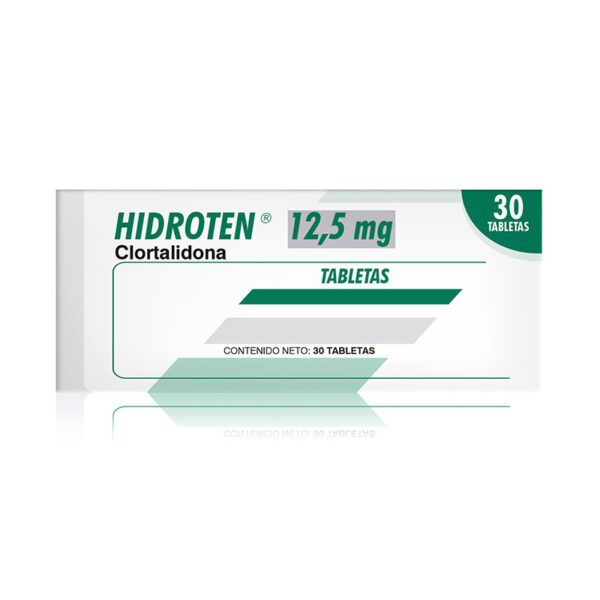 Hidroten 12.5 Mg 30 Tabletas - Imagen 2