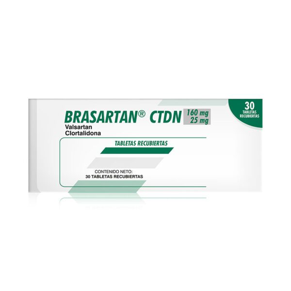 Brasartan Ctdn 160/25Mg 30 Tabletas