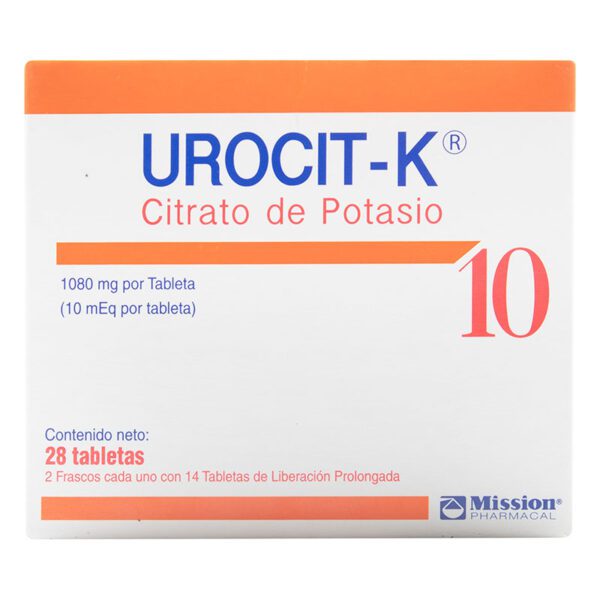 Urocit K 10 Meq 28 Tabletas - Imagen 2