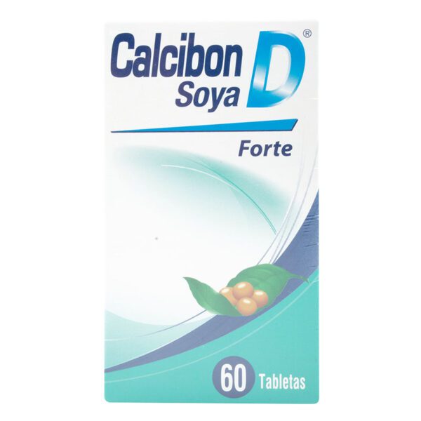 Calcibon D Soya Forte 60 Tabletas - Imagen 2