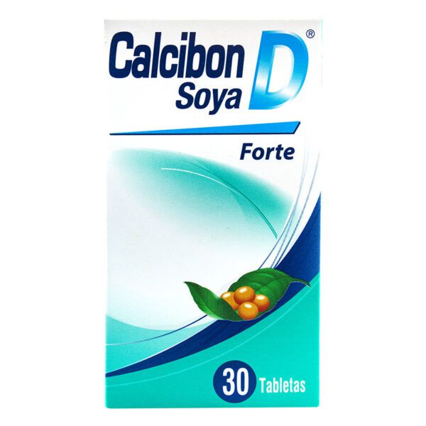 Calcibon D Soya Forte 30 Tabletas - Imagen 2